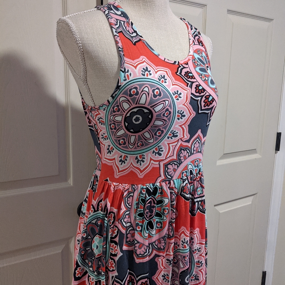 Longyuan Casual Summer Sundress Sleeveless Dress - Picture 2 of 4